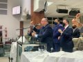 Pastores Joel Freire e João Luiz participam da Santa Ceia na igreja sede