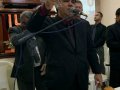 Pb. Silas Oliveira celebra a Santa Ceia do Senhor na AD Gama Lins 1