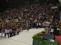 Milhares de evangélicos lotam o Ginásio do Sesi para assistir ao encerramento da Convenção Estadual