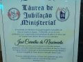 Pr. José Carvalho é homenageado pela Convenção de Ministros