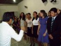 Jovens desfrutam da unção de Deus na igreja do Benedito Bentes 1