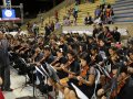 Milhares de evangélicos lotam o Ginásio do Sesi para assistir ao encerramento da Convenção Estadual