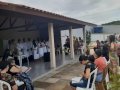 Pr. Nelson Lima celebra o batismo de oito novos membros da AD Mata Grande