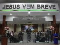 Pastor-presidente Rev. José Orisvaldo Nunes ministra sobre o banquete da salvação