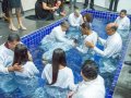 Primeiro ciclo de batismos de 2024 contempla 292 novos membros da capital