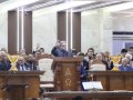 Pr. Alberto Olímpio ministra no culto de doutrina na igreja sede