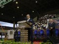 Milhares de evangélicos lotam o Ginásio do Sesi para assistir ao encerramento da Convenção Estadual