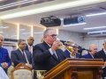 Pastor Manoel Costa (MA) ministra a palavra de Deus no culto de Santa Ceia