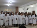 Pr. Pedro Idalino batiza 33 novos membros da Assembleia de Deus em Messias