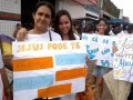 Jovens fazem evangelismo de rua em São Luiz do Quitunde