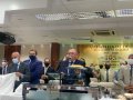 Pastores Joel Freire e João Luiz participam da Santa Ceia na igreja sede