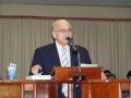 Igreja lotada no último dia da Escola Bíblica de Obreiros