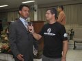 Após palestra, Josué Brandão recebe homenagem do Pr. José Neco