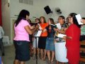 Jovens desfrutam da unção de Deus na igreja do Benedito Bentes 1