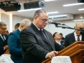 Pr. Bruno Andrade ministra na Santa Ceia de agosto na igreja sede