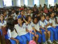 Culto da Família recebe casal de missionários no colégio assembleiano