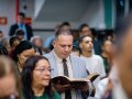 Culto de doutrina reúne centenas de evangélicos na igreja sede