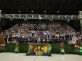 Milhares de evangélicos lotam o Ginásio do Sesi para assistir ao encerramento da Convenção Estadual