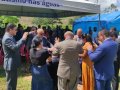 Pr. Amaro Antônio batiza 46 novos membros da AD São Luís do Quitunde