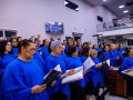 Pr. Laércio Rodrigues ministra na Santa Ceia de outubro na igreja sede