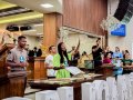 Jovens e adolescentes participam de estudos bíblicos no CONJOAAD 2025