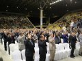 Abertura da Convenção Estadual reúne milhares de evangélicos no Ginásio do Sesi
