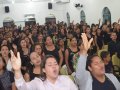 Jovens são cheios do poder de Deus no pré congresso da 3ª região