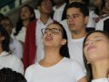 Milhares de evangélicos lotam o Ginásio do Sesi para assistir ao encerramento da Convenção Estadual