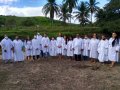 14 novos membros descem às águas batismais em Branquinha