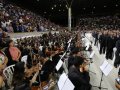 Milhares de evangélicos lotam o Ginásio do Sesi para assistir ao encerramento da Convenção Estadual