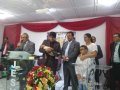 Ev. Marcondes Arruda batiza 19 novos membros da AD em Santa Brígida