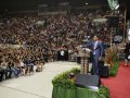 Milhares de evangélicos lotam o Ginásio do Sesi para assistir ao encerramento da Convenção Estadual
