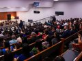Pr. Edmagno Nunes ministra na Santa Ceia de outubro na igreja sede
