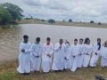 Pr. Adriano Carneiro batiza nove pessoas no distrito Lagoa Grande