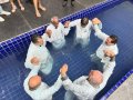 Primeiro ciclo de batismos de 2024 contempla 292 novos membros da capital