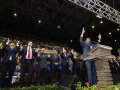 Milhares de evangélicos lotam o Ginásio do Sesi para assistir ao encerramento da Convenção Estadual