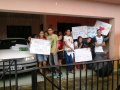 Jovens fazem evangelismo de rua em São Luiz do Quitunde