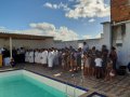 Pr. Gessélio Almeida batiza 27 novos membros da AD em Igreja Nova