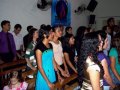 Jovens desfrutam da unção de Deus na igreja do Benedito Bentes 1