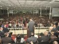 Pr. Brandão esquece problemas de saúde e prega com fervor