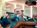 Pastor Adriano Soares ministra na Santa Ceia de setembro na igreja sede