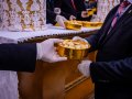 Pr. Laércio Rodrigues ministra na Santa Ceia de outubro na igreja sede