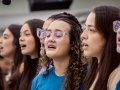 Jovens e adolescentes participam de estudos bíblicos no CONJOAAD 2025