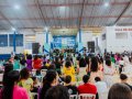 Jovens e adolescentes participam de estudos bíblicos no CONJOAAD 2025