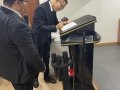 Pr. Robson Souza batiza três novos membros da Assembleia de Deus em Portugal