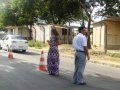 Em Chã de Bebedouro, igreja evangeliza com faixas no Dia Nacional de Missões