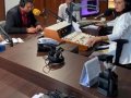 Pastores divulgam Escola Bíblica Itinerante na Rádio Correio do Sertão