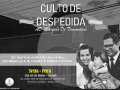Pr. Adriano Oliveira se despede da AD Marquês de Tamandaré