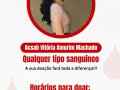 Irmã Acsah Vitória Amorim precisa com urgência de doação de sangue