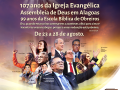 Convenção Estadual 2022 será de 23 a 28 de agosto. Confira a programação!
